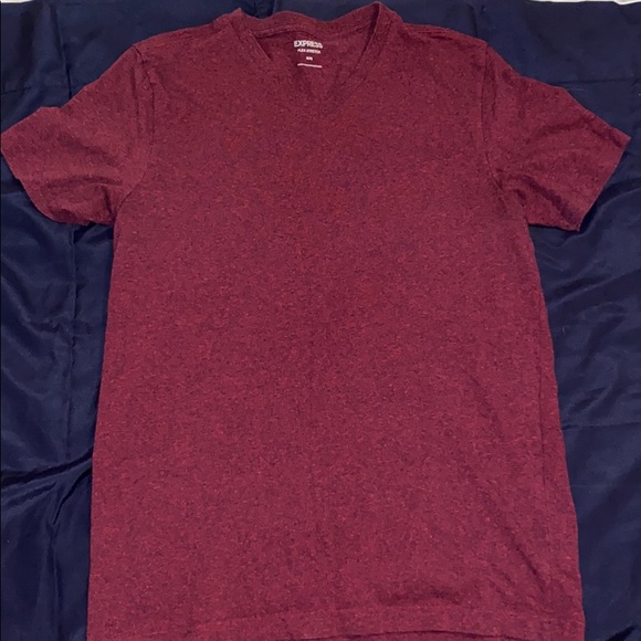 Express Other - Maroon Express Flex Stretch Tee